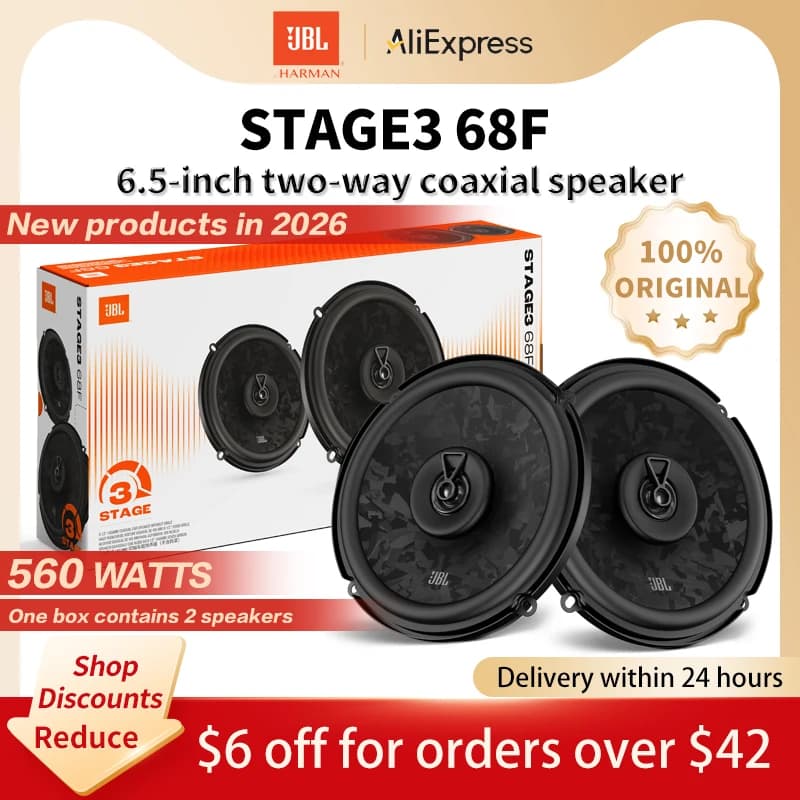 JBL car audio speaker 6.5-inch coaxial speaker 560W power car treble midrange subwoofer stereo speaker genuine JBL car speaker