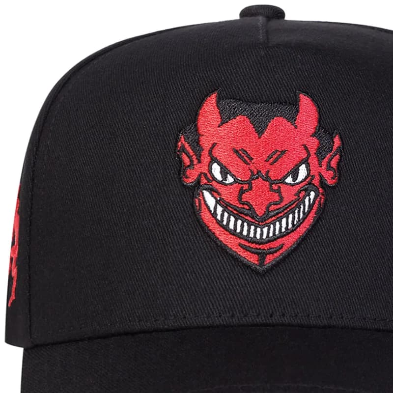 Unisex Devil Embroidery Baseball Caps Spring Autumn Outdoor Adjustable Casual Hats Sunscreen Hat Sports Cap - 5