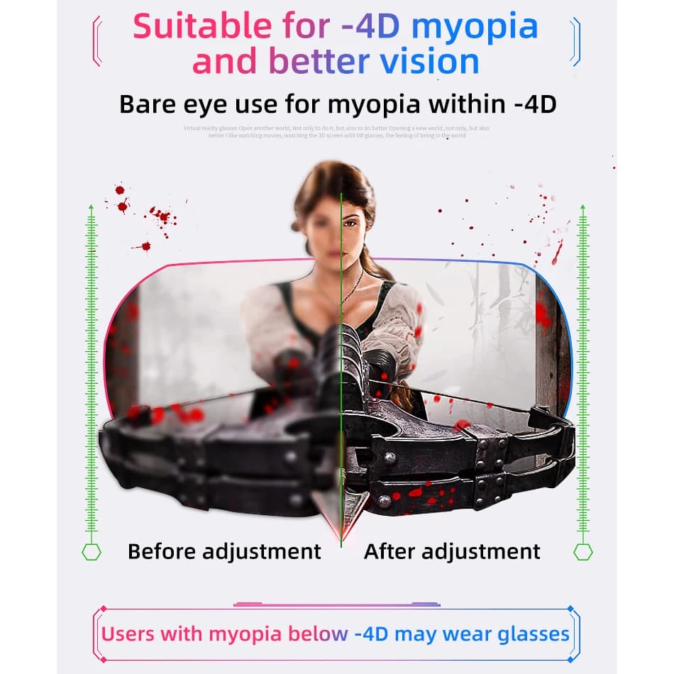 نظارات الواقع الافتراضي ثلاثية الأبعاد سماعة الواقع الافتراضي خوذة لعدسات الهاتف نظارات الأجهزة Viar الهواتف الذكية خلية لعبة المشاهد مجموعة الهاتف المحمول - 5