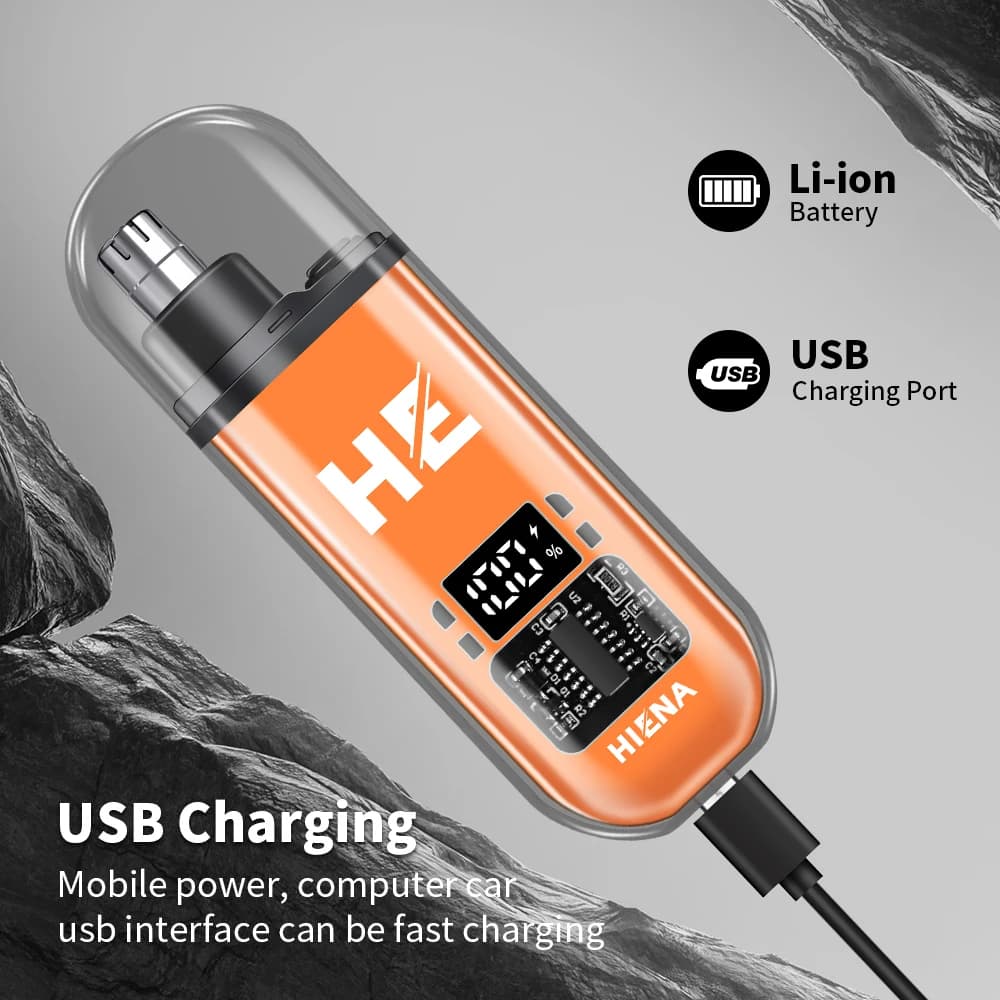 HIENA الأجهزة المنزلية الأنف الشعر المتقلب أجهزة العناية الشخصية المتقلب للأنف الأنف الشعر المتقلب قطع الشعر الأنف أو الأذن القاطع - 4