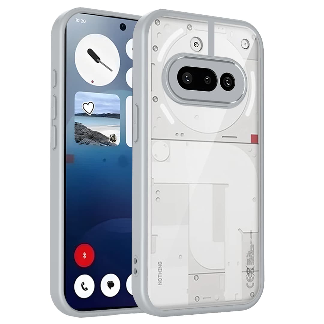 غطاء حماية ناثينج فون 3A A059 مع وسادة هوائية مقاوم للصدمات وإطار من السيليكون وظهر شفاف غير لامع لهاتف ناثينج فون 3A 5G - 6