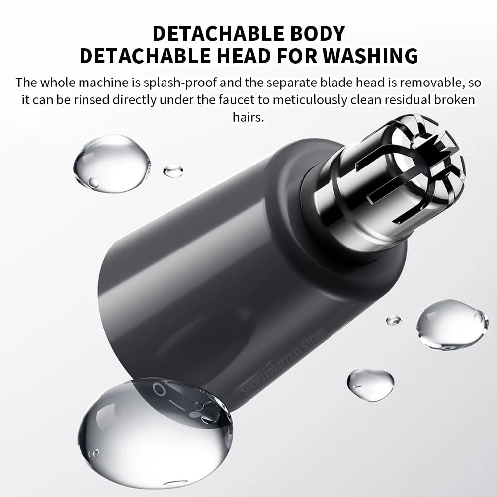 ماكينة تشذيب شعر الأنف الكهربائية من Xiaomi Mijia للرجال - قابلة للنقل، قابلة لإعادة الشحن، غير مؤلمة، 2023 - 5