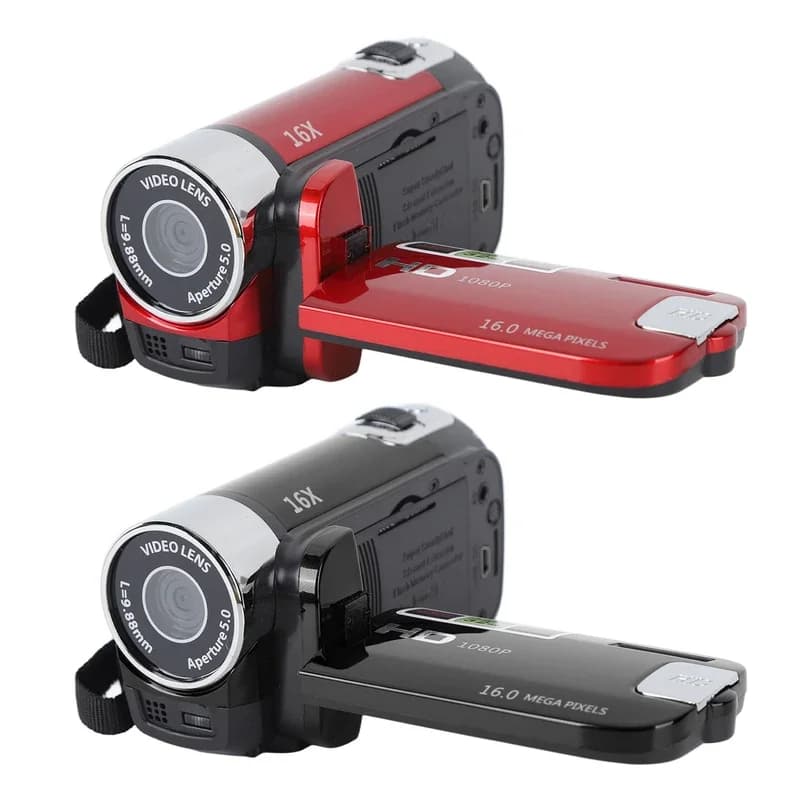 New 48MP DV Camera 2.7in TFT Rotatable Screen 16x Digital Zoom Video Camera with USB Cable 1080P Camera Vlogging Camera - 2
