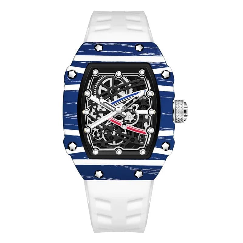 New Ultra-Thin Barrel-Shaped Men's Quartz Watch Stylish Personalized Fashionable Timepiece - 4