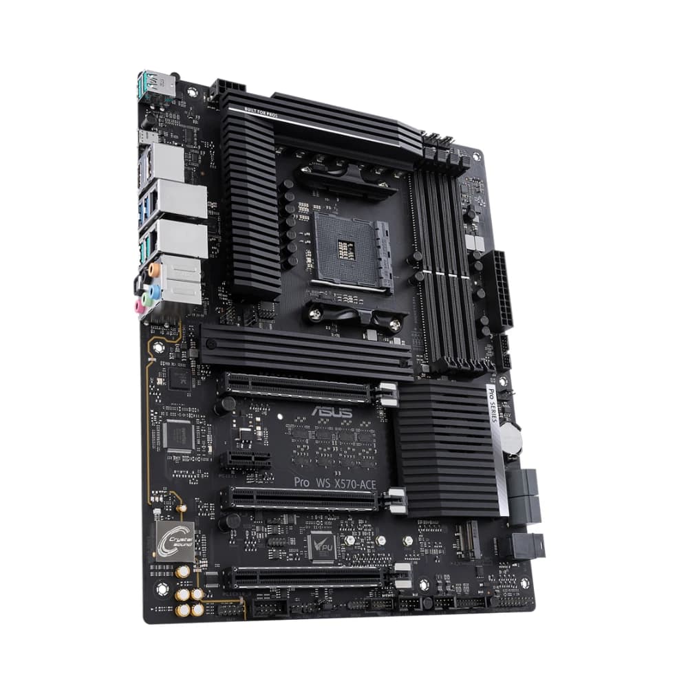 ASUS Pro WS X570-ACE Motherboard AMD X570 Support 5600G 5700X 5700X3D 5800x3D CPU 4xDDR4 128 GB M.2 HDMI PCIe 4.0 ATX AM4 - 3