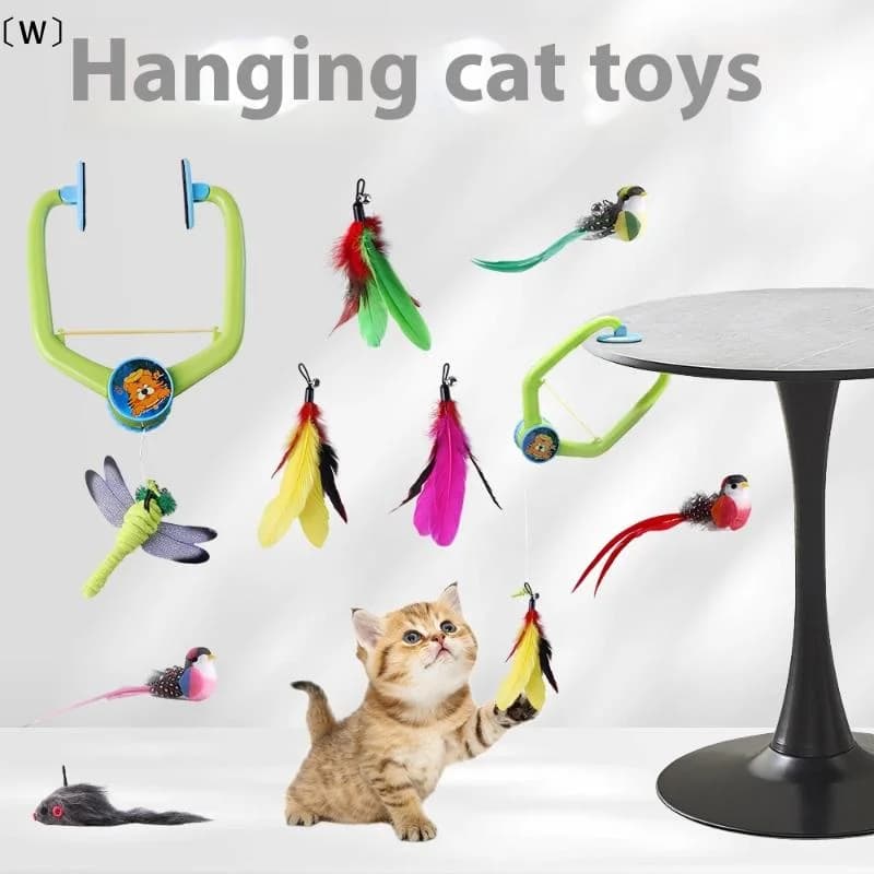 〔W〕The New Type Of Cat Electric Smart Hanging Door Toy Is A Self-entertainment Entertaining And Cat-teasing Wonder〔Winter1〕 - 3