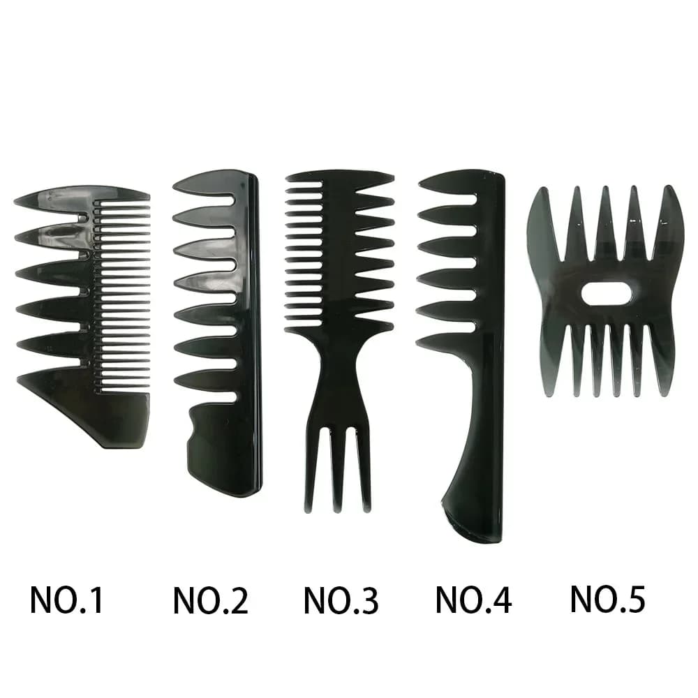 Hot  Men Hair Comb Barber Professional Hairdressing Wide Tooth Hair Brush Men Combs Hairstyle  Man Barbershop Hair Styling Tools - 3