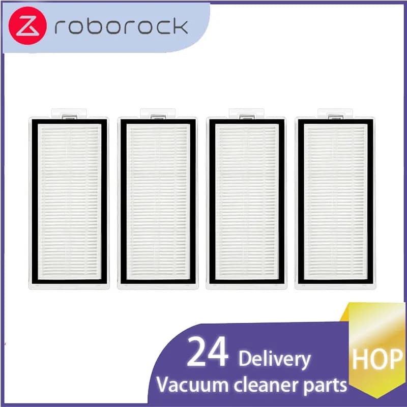 روبوت تنظيف Roborock Q7 / Q7+ / Q7 Max+: فرشاة بكرة، فلتر Hepa، فرشاة جانبية، ممسحة - 3