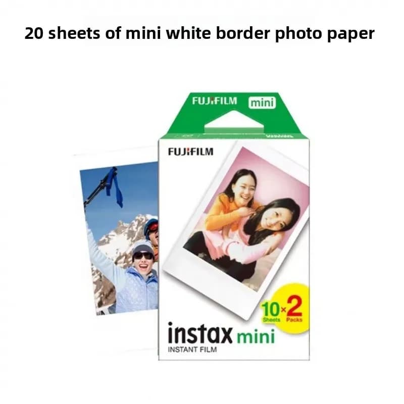 Fujifilm Instax Mini Film White Edge Photo Paper For FUJI Instant Photo Camera Mini 12/11 Mini 9 8 7s 70 EVO Link - 2
