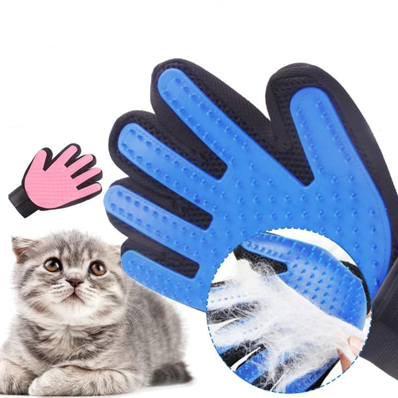 Multicolor Silicone Pet Gloves Cat Dog Hair Removal Dog Supplies Comb Hair Removal Brush Rubber Sticky Hair Gloves - 4