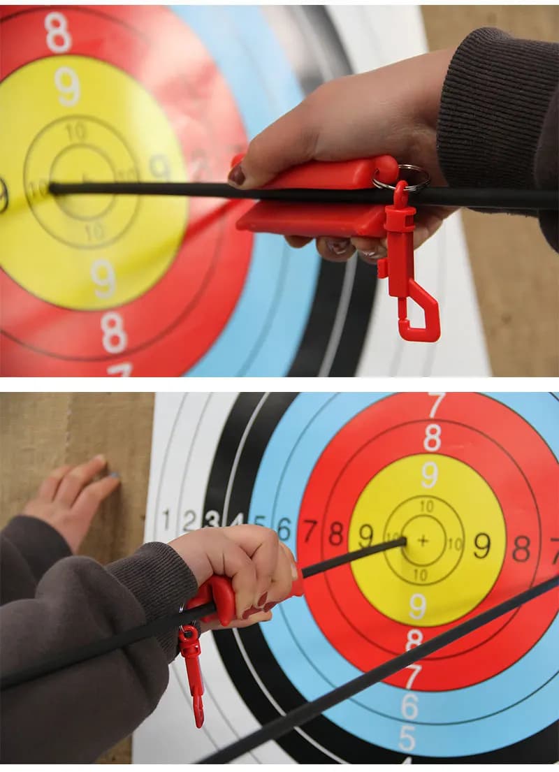 Outdoor Archery Rubber Arrow Puller  Easy-to-Use Bow Accessory with Keychain Auxiliary Tool for Effortless Arrow Removal - 6