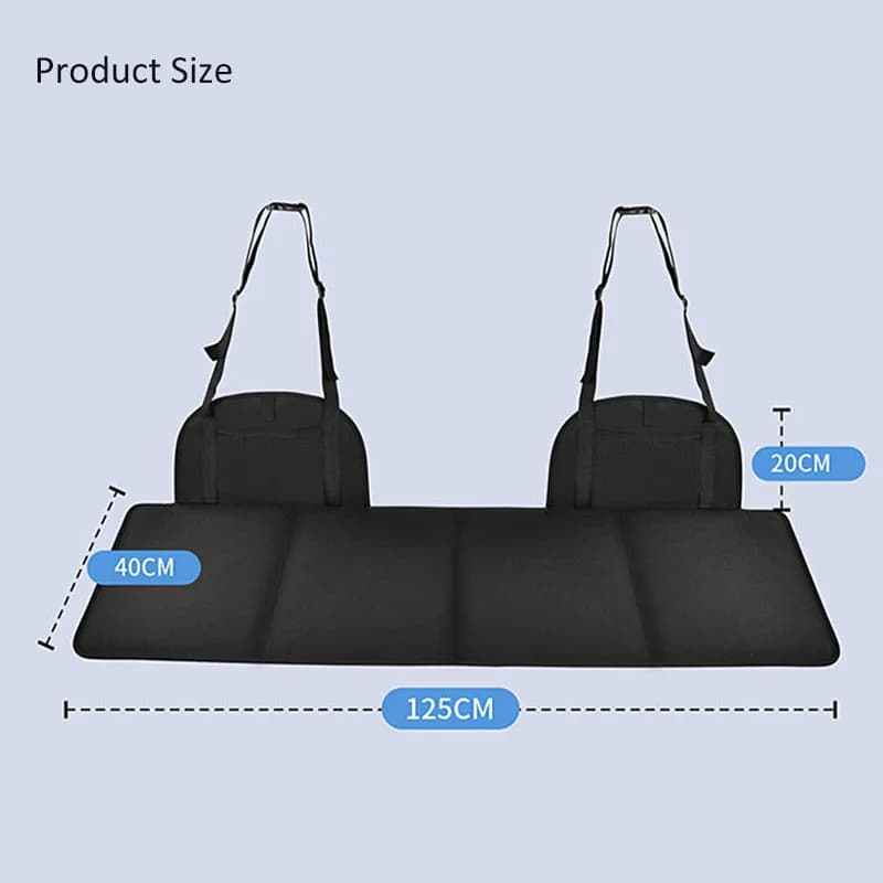 Car Back Seat Extender Seat Cushion Travel Bed Camping Mattress Foldable Storage Storage Convenient Trunk Extension Plate - 6