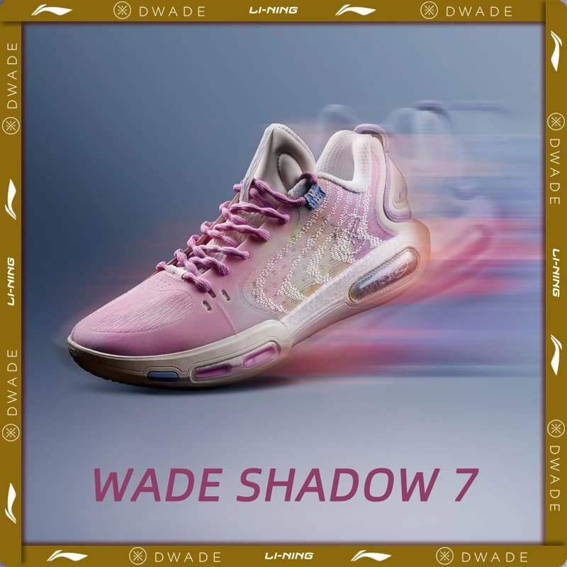 Li-Ning Men's WADE SHADOW 7 On Court Basketball Shoes BOOM Cushion Wearable Anti-slip LiNing Stable Sneakers ABPV011