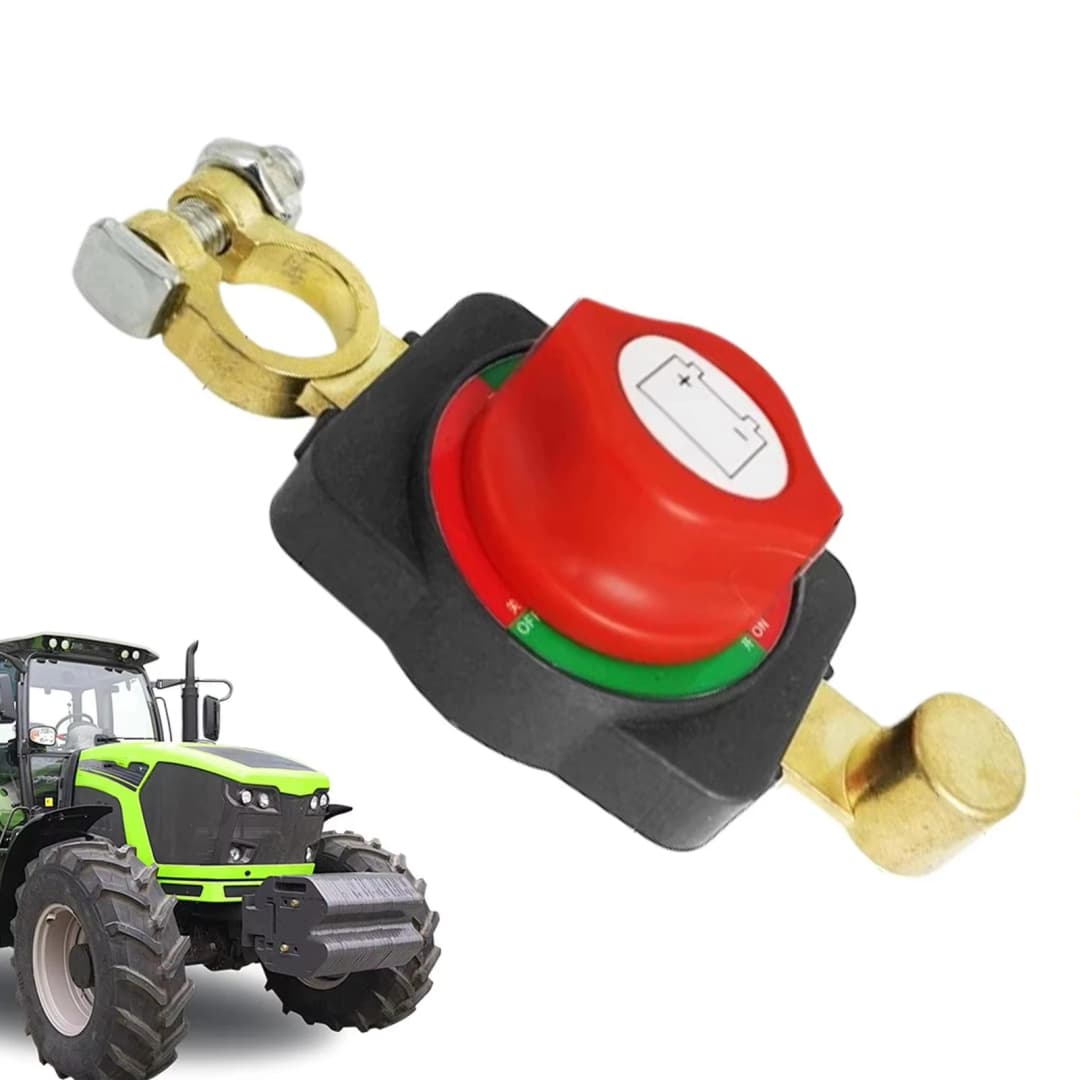 Car Battery Disconnect Switch Manual Circuit Breaker Anti-Power Off Leakage Protector Universal Auto Parts 12V-24V Systems - 2