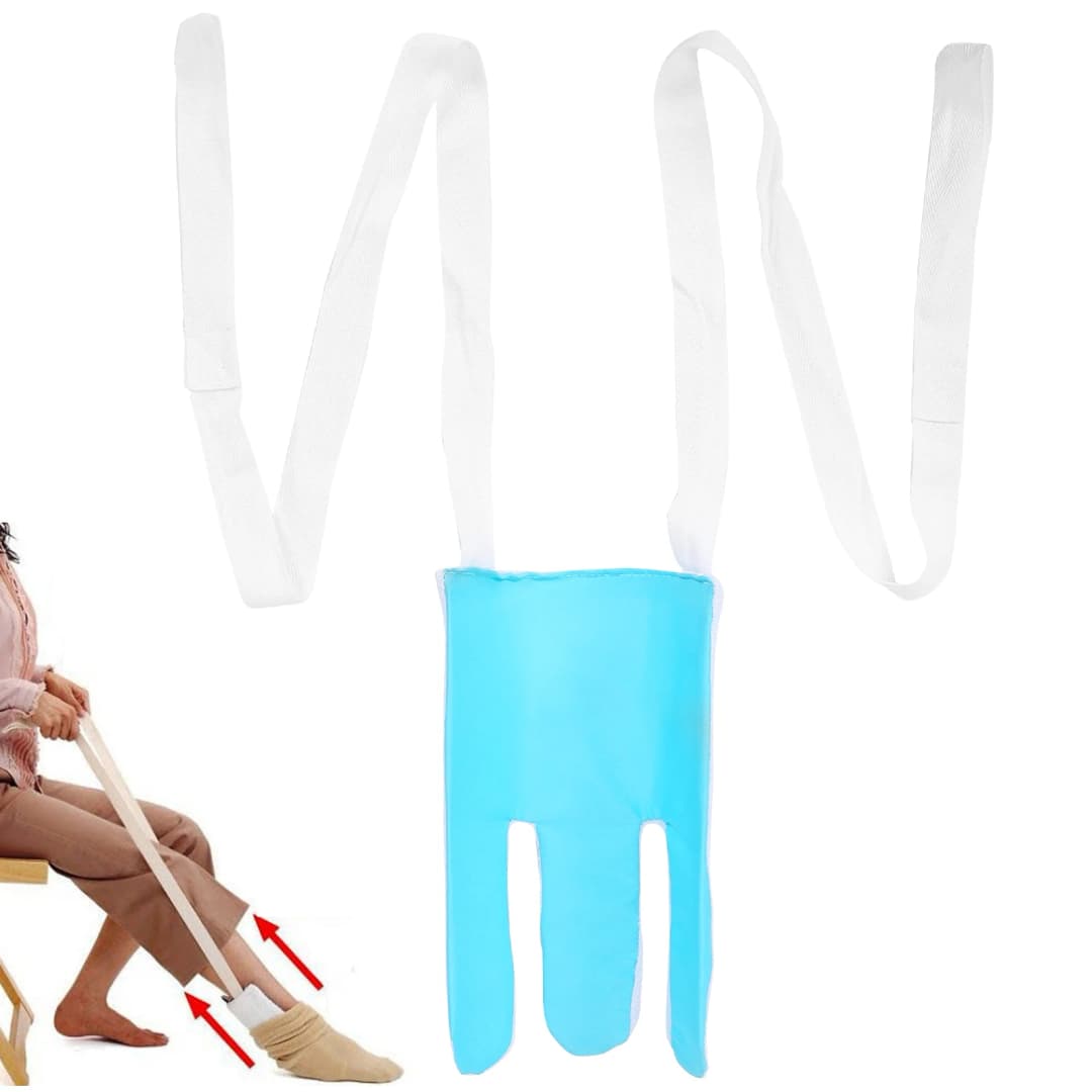 أداة مساعدة لارتداء الجوارب لكبار السن والمعاقين والحوامل، مساعد ارتداء الجوارب دون انحناء