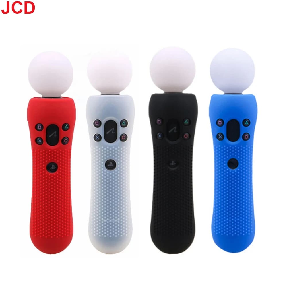 حافظة حماية من السيليكون المضاد للانزلاق، غطاء وحدة تحكم PS4 VR، غطاء تحكم PS4، JCD PS VR