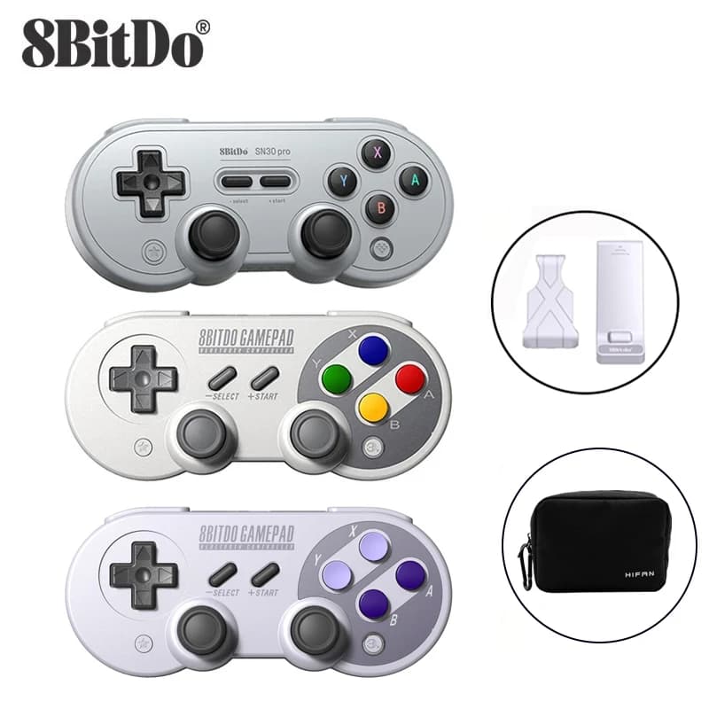 8BitDo SF30 Pro SN30 Pro Game Controller Wireless Bluetooth Gamepad Joystick for Windows Android MacOS Nintendo Switch NS2 Steam - 2