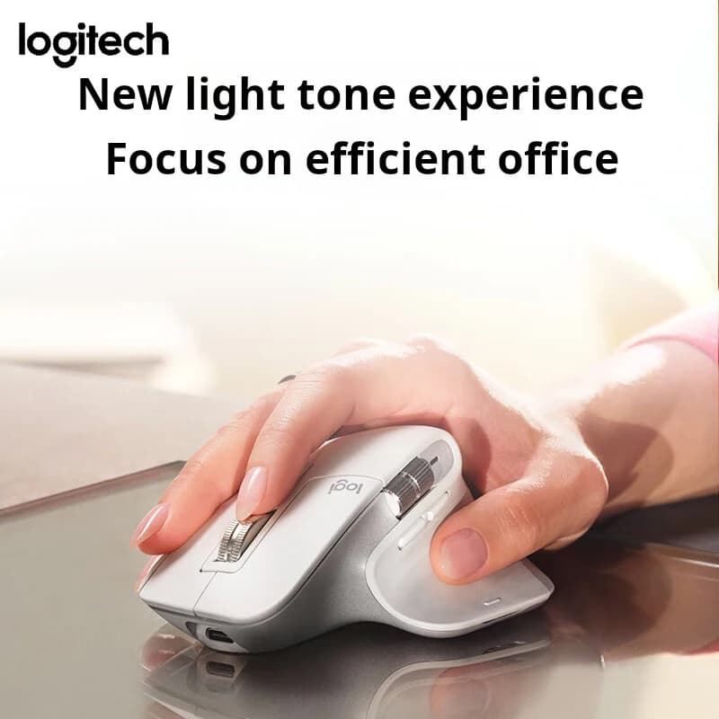 Logitech MX Master 3S Wireless Bluetooth Ergonomic Mouse,Click High Precision Sensor, Premium Office Business Mice Graph - 2