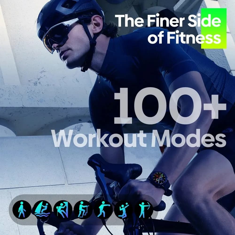 New 2024 Zeblaze Btalk 2 Lite Voice Calling Smart Watch Large 1.39'' IPS Display 100+ Sports Modes 24H Health Monitor Smartwatch - 5