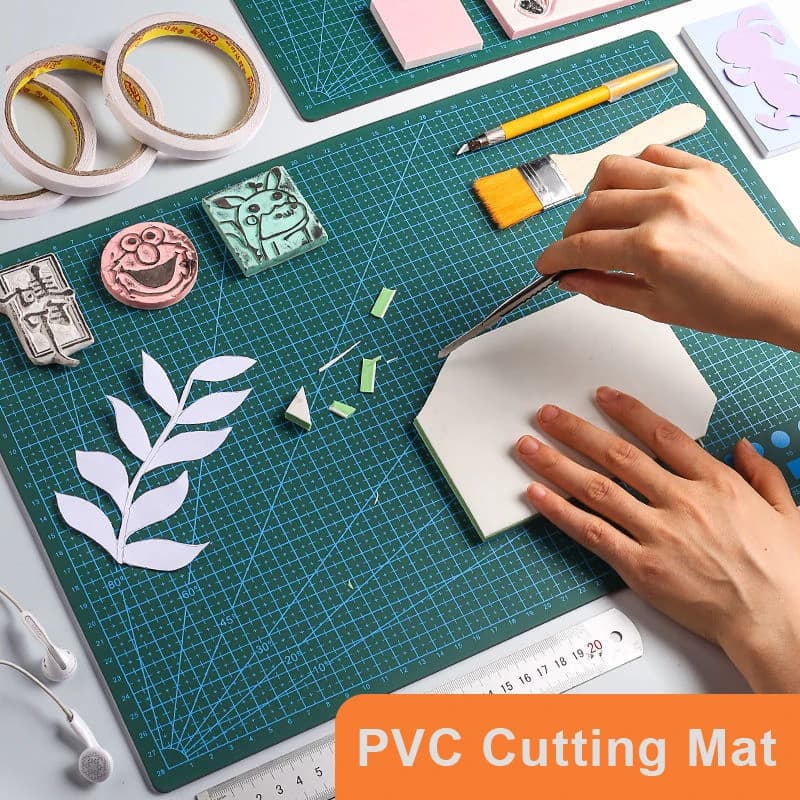 A1 A2 A3 A4 PVC Cutting Mat Board Durable Self-healing DIY Sewing Student Art Paper Cutting Engraving Cut Pad Leather Craft Tool - 5