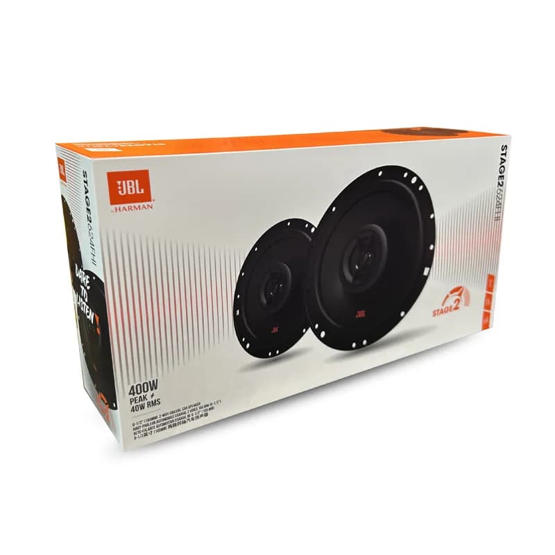 سماعة JBL للسيارة مقاس 6.5 بوصة بقوة 400 واط، سماعة سيارة، سماعة ستيريو كاملة النطاق للترددات العالية والمتوسطة - 5