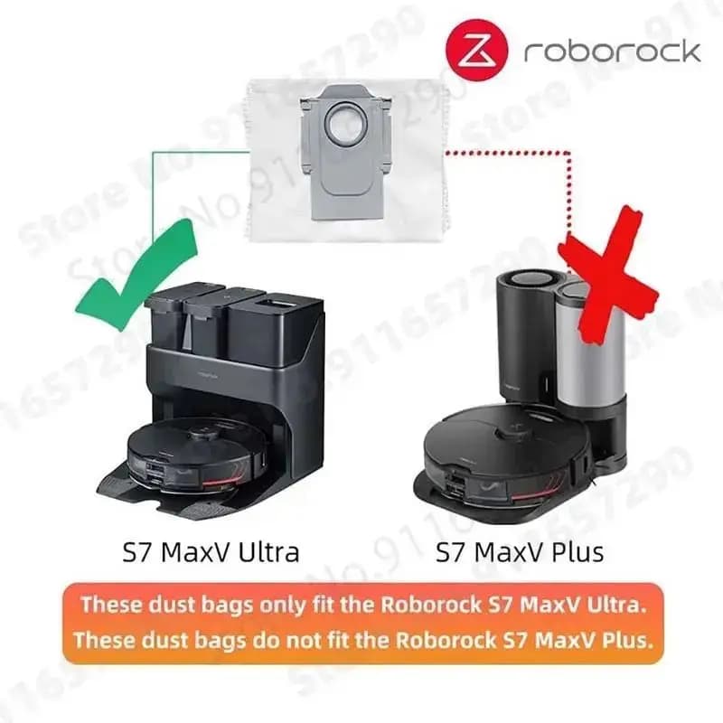 Roborock S7 MaxV S7 MaxV Plus S7 MaxV Ultra G10 Main Side Brush Hepa Filter Mop Dust Bag Parts Robot Vacuum Accessories - 6
