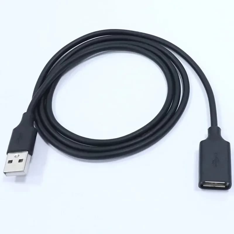 كابل تمديد USB 2.0، كابل بيانات من ذكر إلى أنثى، مناسب للكمبيوتر والتلفزيون والأقراص الصلبة المحمولة - 5