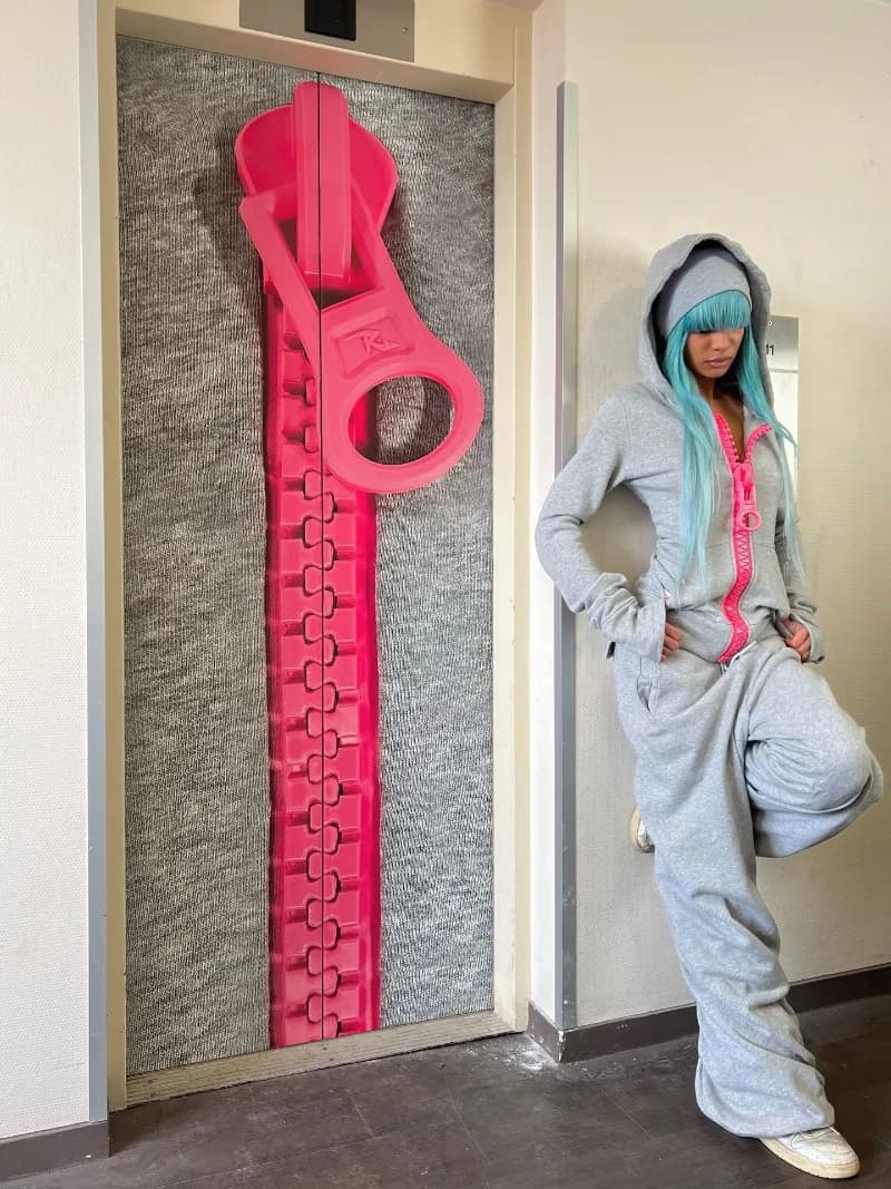 هودي كبير الحجم بتصميم ريترو أوروبي أمريكي، سحّاب، هاراجوكو، ستايل هيب هوب، كاجوال، سويت شيرت للجنسين - 2