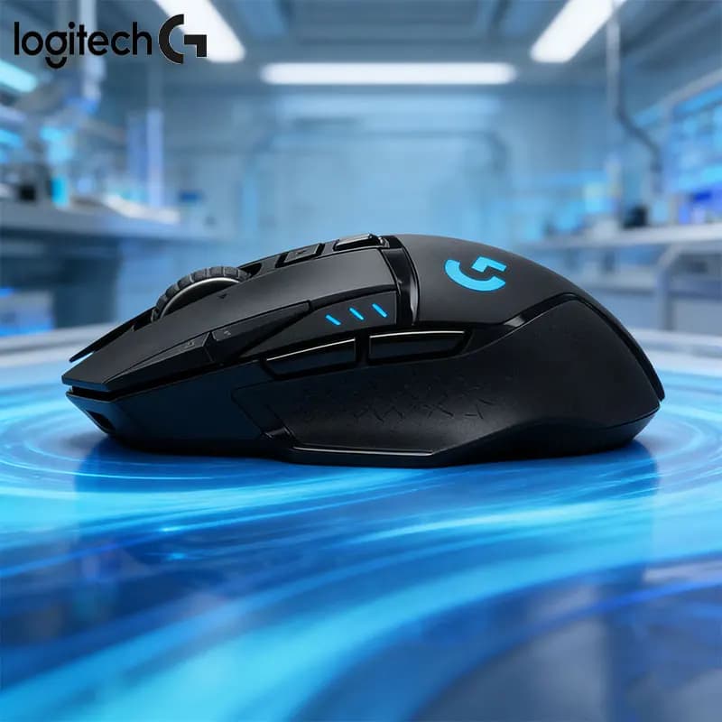 ماوس ألعاب لوجيتك G502/M170/G304 - تأثير إضاءة RGB - اتصال مزدوج - ماوس متخصص لألعاب FPS التنافسية