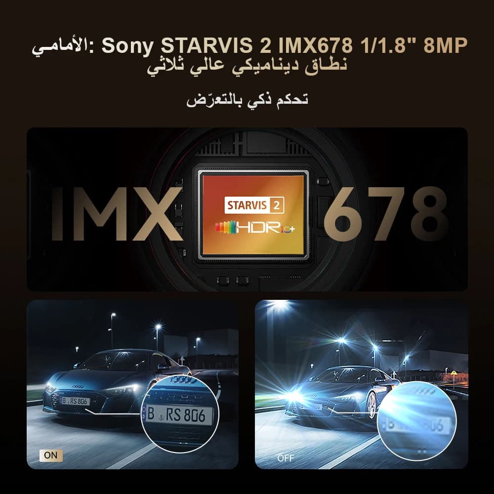DDPAI جديد Z90Pro 4K + 2K كاميرا أمامية وخلفية للسيارة كاميرا مزدوجة HDR مستشعر سوني ADAS وضع وقوف السيارات واي فاي 5G كاميرا DVR للسيارة مسجل فيديو - 2