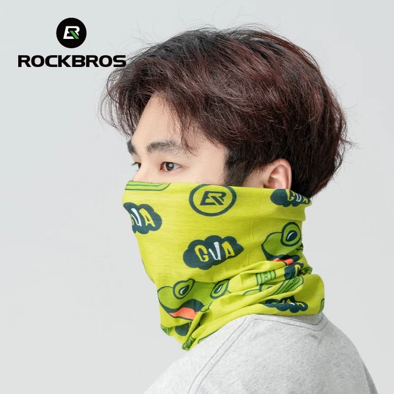 ROCKBROS Cycling Face Mask Sun Protection Hooded Scarfs Summter Breathable Bike Headband Motorcycle MTB Road Bicycle Headscarf - 5