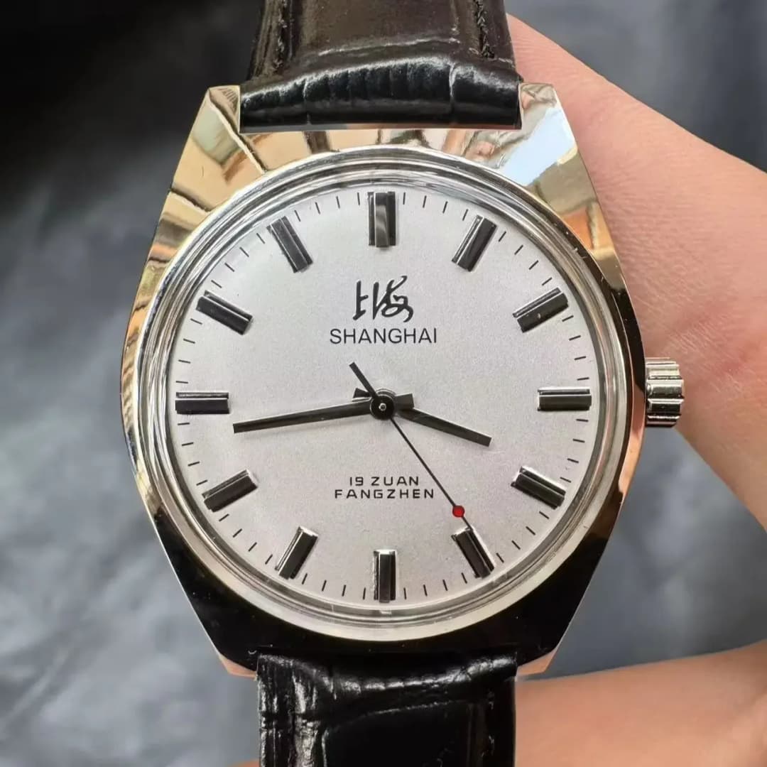 36mm Shanghai Men's Watch Retro 7120 Manual Mechanical Movement Minimalist Business Mechanical Wristwatches Drop Shipper - 3