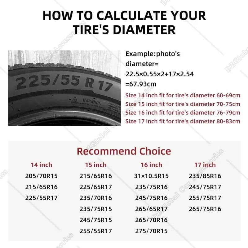 غطاء إطار احتياطي مخصص للجبال لسيارات ميتسوبيشي جيب آر في إس يو في كامبير غطاء حماية إطار السيارة البحري مقاس 14" 15" 16" 17" بوصة - 6