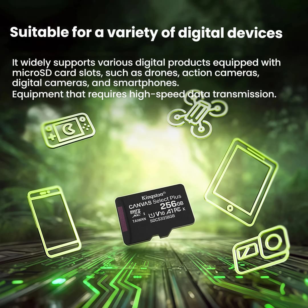 KINGSTON micro sd card flash memory 64gb 128gb 256gb 512gb 1tb for nintendo switch Tf cards memories mini sdxc carte memoire sd - 6