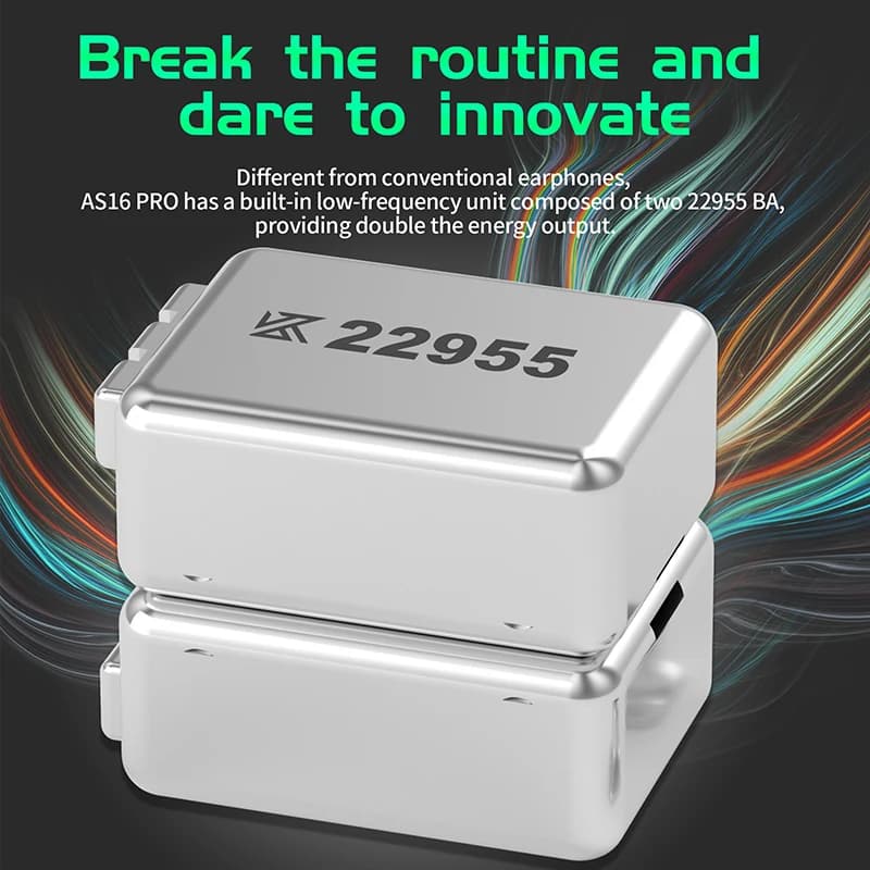 KZ AS16 PRO Wired Headphone 8BA Balance Armature In Ear Monitor Earphone MP3 Bass Music Earbuds HIFI Headset With Microphone - 5