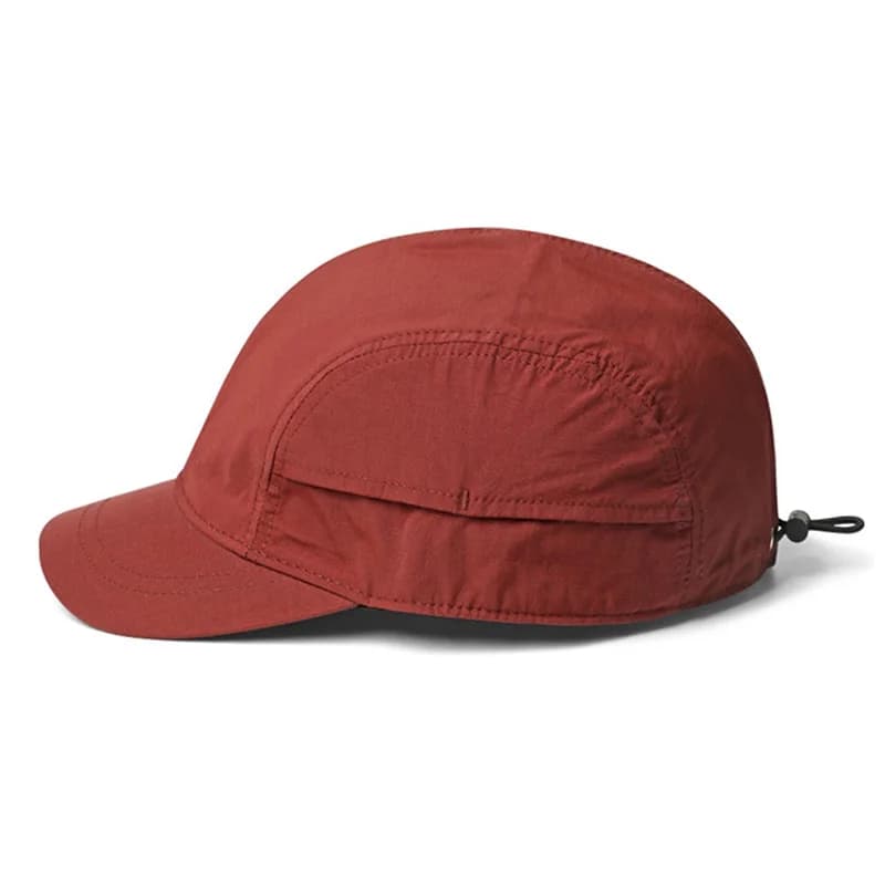 Short-brimmed solid color baseball cap  Lightweight Quick-Dry Polyester Adjustable Buckle Closure Sun Protection Breathable Brim - 5