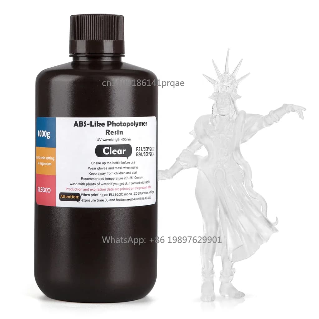 2026 جديد ELEGOO بالجملة راتنج شبيه بـ ABS سريع التصلب بتقنية UV-Curing فوتوبوليمر لطابعات LCD ثلاثية الأبعاد - 5