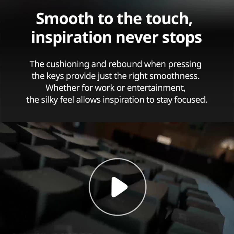 لوحة مفاتيح Logitech K848 الميكانيكية السلكية، غطاء عازل، مفاتيح قابلة للتبديل السريع 97 مفتاح، إضاءة خلفية بيضاء، لوحة مفاتيح للألعاب والمكتب - 3