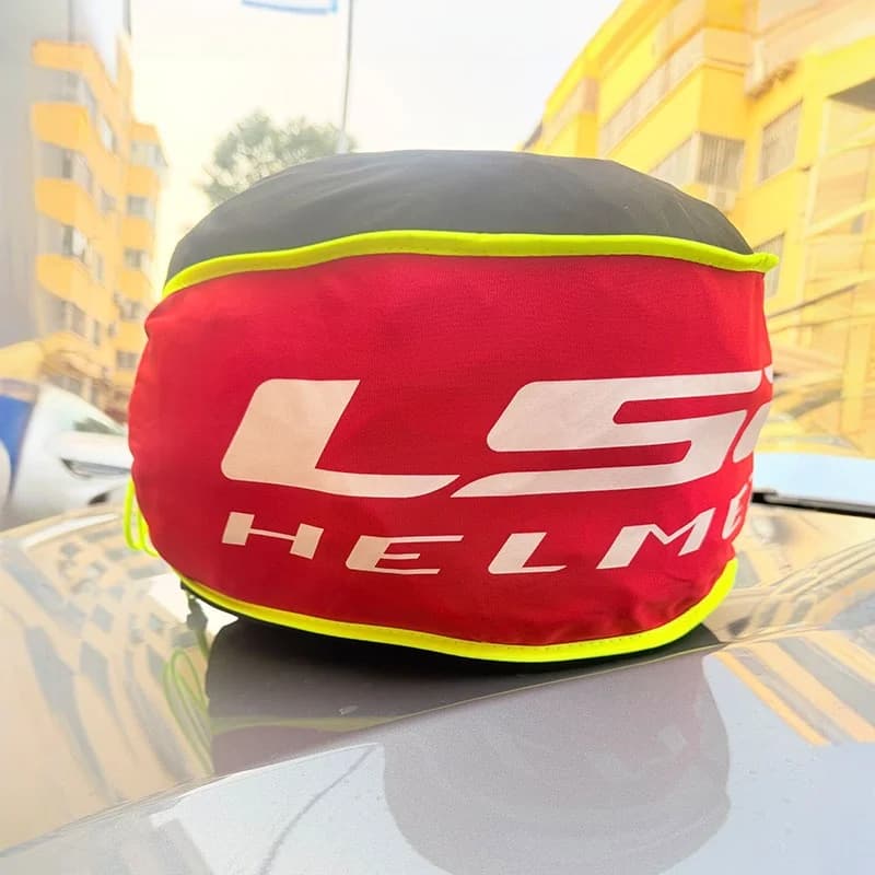 حقيبة أمتعة سميكة مضادة للسقوط للدراجات النارية، إكسسوارات لخوذة LS2، حقيبة ظهر FF906/399/FF900/FF903/MX701 - 2