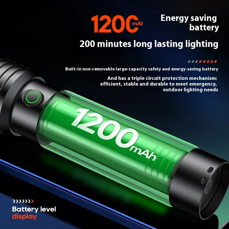 Philips SFL2146 High Power LED Flashlight with 4 Lighting Mode Portable Rechargeable led Lamp for Outdoor Camping Lights - 3