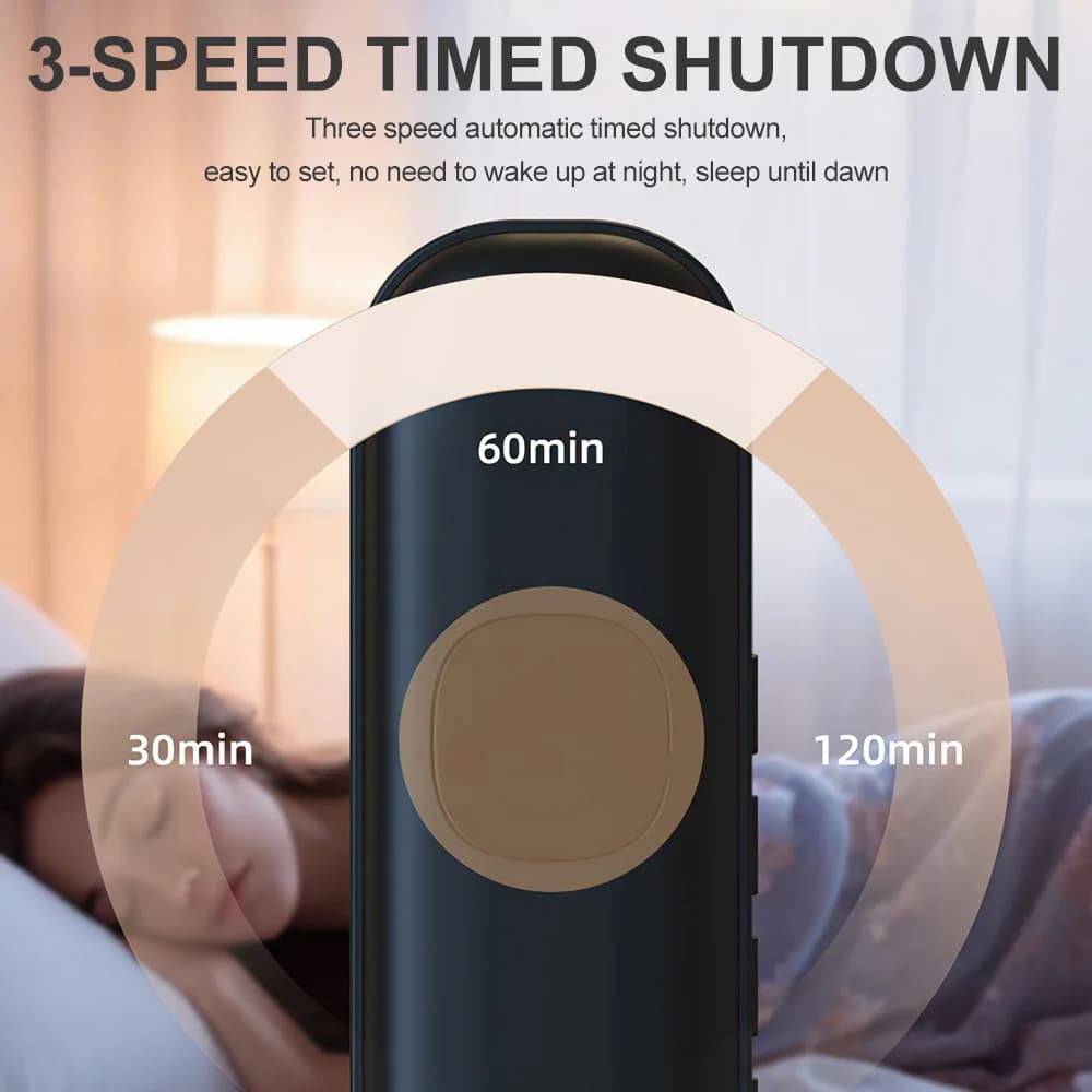 Bone Conduction Under Pillow Sleep Speaker with Timer Function Bluetooth Mini Sound Box Improve Sleep White Noise Aid Soundbar - 4
