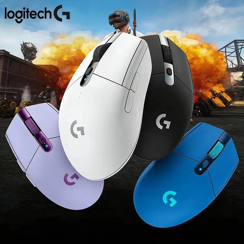 ماوس ألعاب لوجيتك G305 G304، دقة عالية DPI، تحديد دقيق، بطارية طويلة الأمد، مثالي للمنزل والمكتب والسفر، لاعب كمبيوتر