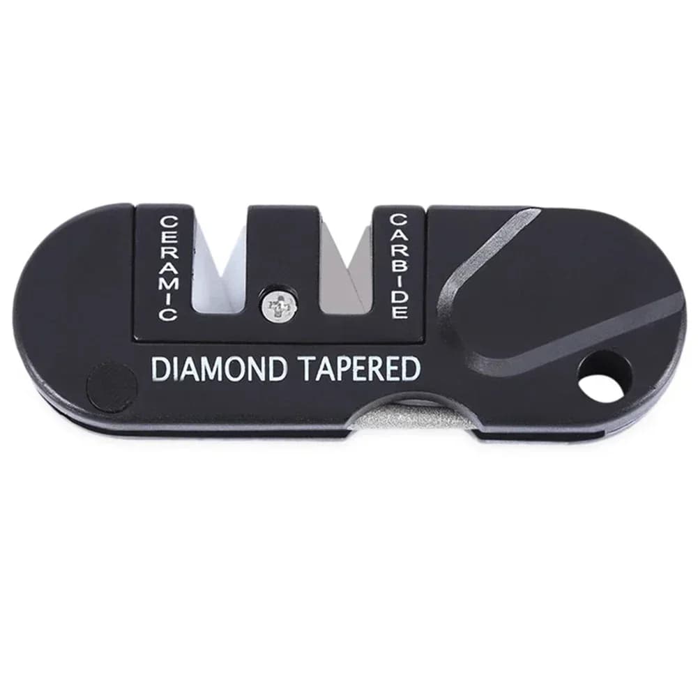 أداة شحذ سكاكين محمولة من كربيد التنغستن والسيراميك، مجموعة احترافية، حجر شحذ، أداة مطبخ - 5