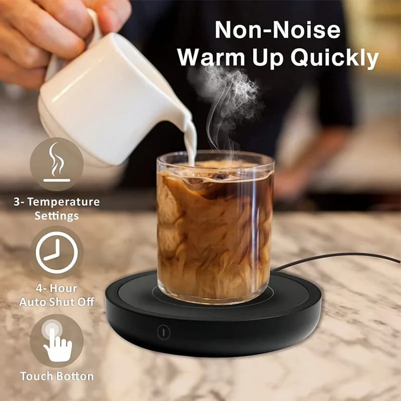 Cup Heater Coffee Mug Warmer Hot Tea Makers Heating Pad Warmer Coaster Electric Hot Plate Coffee Heater For Tea Milk - 3