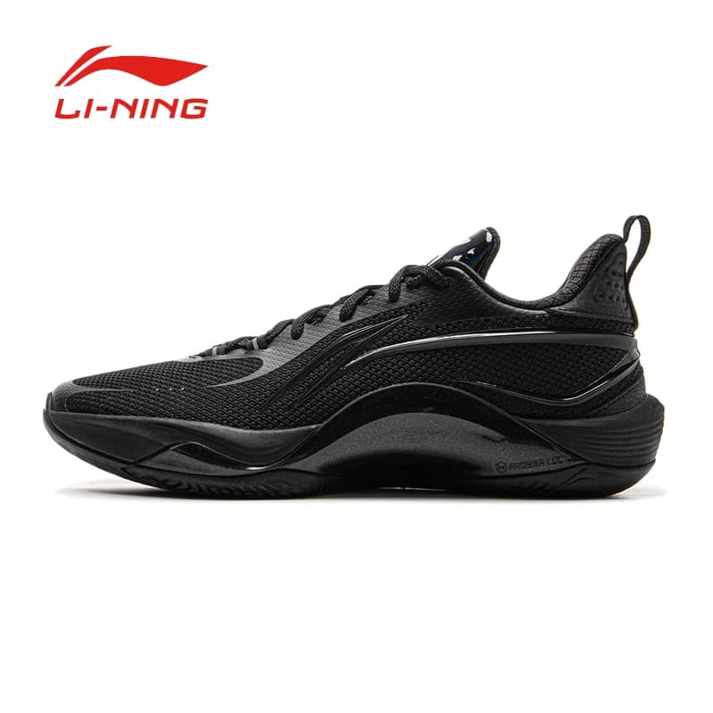 أحذية كرة سلة رجالية من LI NING، فلاش لينغ، قصيرة، دعم مستقر، ارتداد، مقاومة للاهتراء، مقاومة للانزلاق، رأس دائري، للألعاب الرياضية