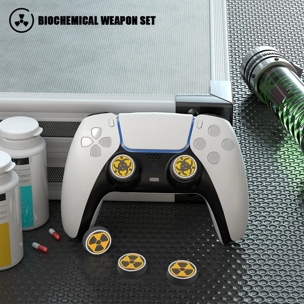 أغطية قبضة عصا التحكم متوافقة مع Sony Dualshock 5/4/3، PS5/PS4/PS3، Xbox 360، NS Switch Pro - 5