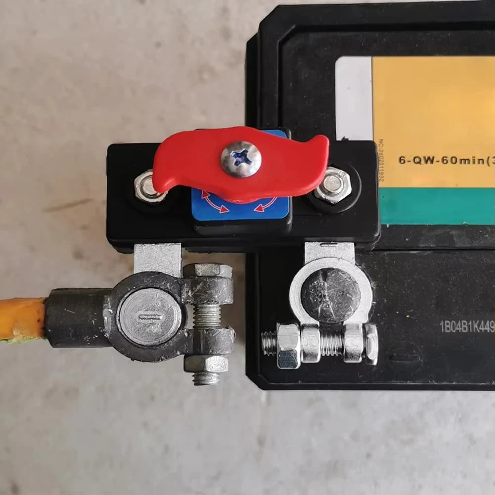Car Battery Cut Off Switch 12V/24V ﻿Disconnect Automatic Circuit Breaker Anti-Power Off Leakage Protector Universal Auto Parts - 6