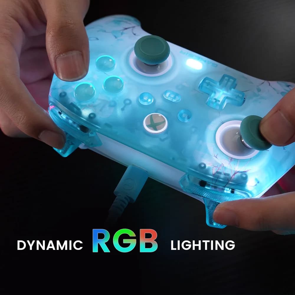 GameSir T7 Pro Floral Xbox Gamepad Hall Effect Game Controller for Xbox Series X, Xbox Series S, Xbox One X | S game console - 5