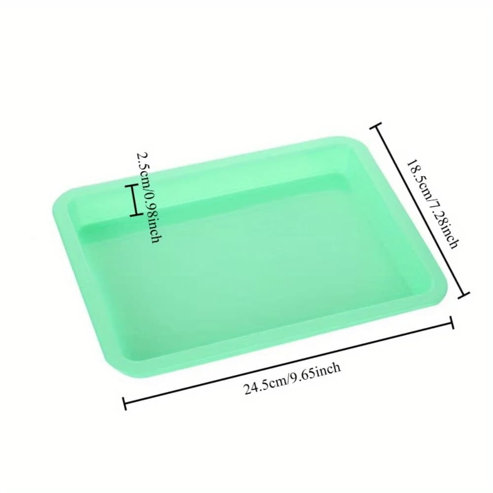 صينية بلاستيكية - منظم تخزين للألعاب الإبداعية والرمل والحرف و أساسيات الرسم، حاويات تخزين لتنظيم المنزل - 6