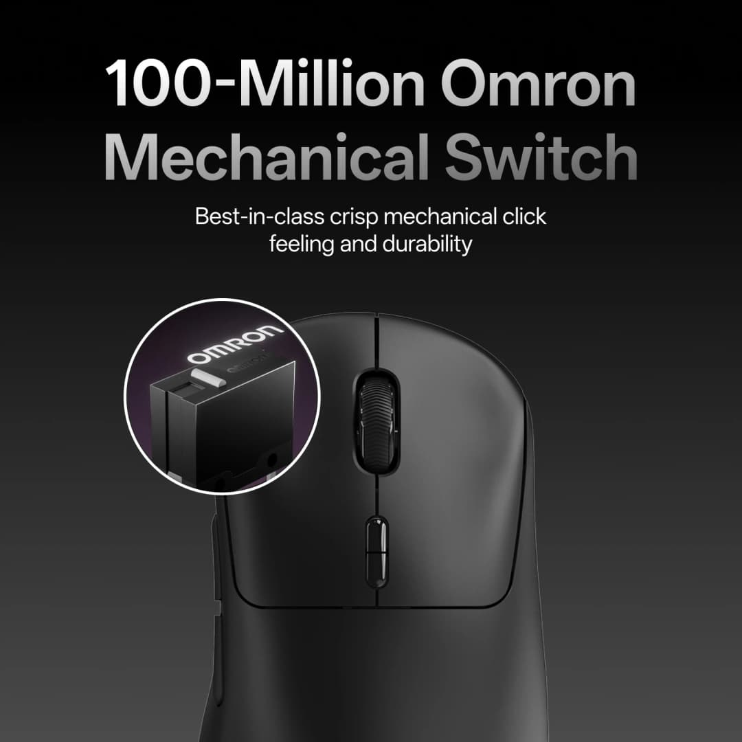 Rapoo VT3 GEN-2 Wireless Gaming Mouse 53g Lightweight 8KHz Polling Rate 26000DPI 10 Programmable Buttons Optical Sensor - 2